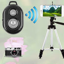 Remote Control Button Bluetooth Phone Selfie Stick Shutter Release (Black)