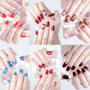 100pcs Double-side Adhesive Tips Transparent False Nails Tool Nail Glue T lj J!c