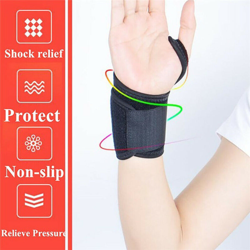 1 Pair Magnetic Self-heating Warm Wristband Wrist Support Brace Protector Effici