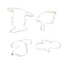 4pcs Graduation Season Stainless Steel Cookie Cutter Fondant Mold Cake Decor ME