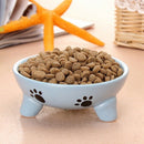 Pet Dog Cat Bowl Puppy Kitten Ceramics Bowl Anti Slip Cats Puppy Travel Fee