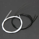 Durable 2 Set Ukulele Replacement Nylon Strings Black White 68cm