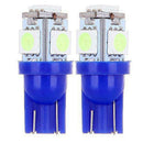 50 PCS T10 Wedge 5SMD 5050 Ice Blue LED Light bulbs W5W 2825 158 192 1 NPK