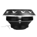 RGB CPU Cooler Fan 48 CFM Cooling Fan 22 dBA Radiator for Intel LGA1156
