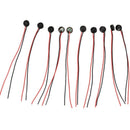 10pcs Electret Condenser MIC 4mm x 2mm for PC Phone MP3 MP4 P3V2