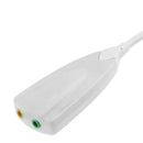 USB 2.0 to 3.5mm Mic Headphone Adapter 7.1 Channel External Sound Card