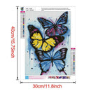 5D DIY Full Drill Diamond Painting Butterfly Cross Stitch Kit Decor (W187)
