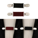 2pc Women Cardigan Sweater Blouse Shawl Clip Shirt Collar Duck Clip Clasps