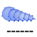 12 PCS Durable Silicone Stretch lid - Expandable Food Cover for Bowel, Can,