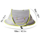 Shark Summer Baby Beach Tent Uv-Protection Sun Shelter with Pool Waterproof