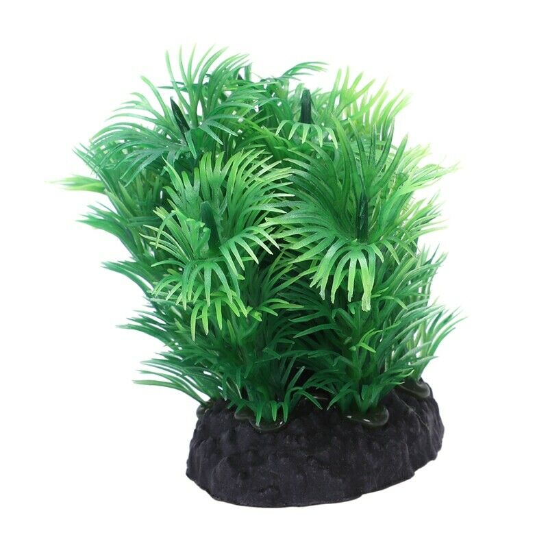 Aquarium Artificial Plastic Grass Aquatic Plant Aquarium Plant Green 8cm