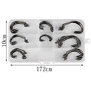 80pcs/box Octopus Fishing Hook Set High-carbon Steel Fishhook Saltwater Bass