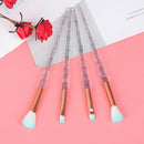 10PCS Diamond Eyeshadow Eyebrow Blending Brush Set Eye Make-up Brush~S