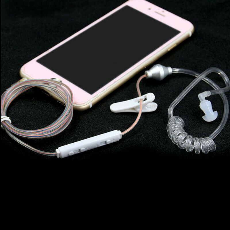 Mobile Phone vacuum tube monaural earhpone Anti Radiation Headset With Whea K7Y9