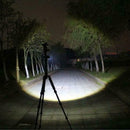 Mini Portable Torch Adjustable Zoom White Light Black LED 600LM Bike Flashlight