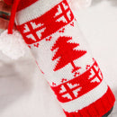 Christmas Knitted Red Wine Bottle Cover Bag Elk Snowflake Bottle Bag (02)