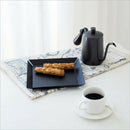Iron Snacks Platter Jewelry Cosmetics Display Organizer Tray Black Square L