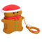 Christmas Deer Silicone Case Earbuds Scratch-resistant Container Box for AirPods