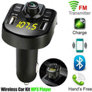 LED 4.1A Bluetooth Kit Dual USB Car Charger 3.1A 2 Ports USB FM Transmitter N7S0