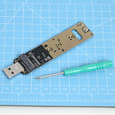 NVMe to USB Adapter M2 M Key SSD to to USB 3.1 A Card + USB A to C Adapter A