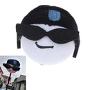 1Pc White handsome boy car antenna pen topper aerial eva ball decor ornamenB.ES