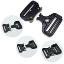 Black Quick Side Release Metal Strap Buckle for Bags Luggage Webbing 2019