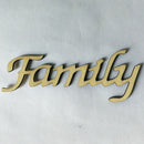 Natural Family Wooden Craft Cutout Wooden Pieces Embellishment Cardmaking