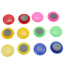24 Pcs Round Design Refrigerator Fridge Whiteboard Decor Magnets Buttons MCR