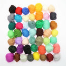 50 Colors Wool Felt + Needles Felt Tool Set Needle Felting Mat Starter Tools