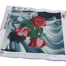 DIY 5D Diamond Painting Embroidery 3 Pink Rose Cross Stitch Tool Set Tool D E3N2
