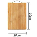 Kitchen Cutting Rectangular Bamboo Cutting Cutting Board Large Thick Wood K U4U6