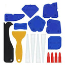 17 Pieces Caulking Tool Kit Silicone Sealant Finishing Tool Grout Scraper C