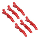 6PCS Plastic Makeup Styling Clips Cutting Alligator Clips Barrettes No Trace