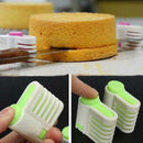 2pcs 5 Layers DIY Cake Bread Cutter Leveler Slicer Cutting Fixator Tools A