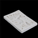 Xmas Tree Elk Snowflake Fondant Cake Mold DIY Sugarcraft Decoration Baking T BX