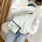 Dollar Pattern Clutch Crossbody Bag For Women Single Shoulder PVC Chain Purse