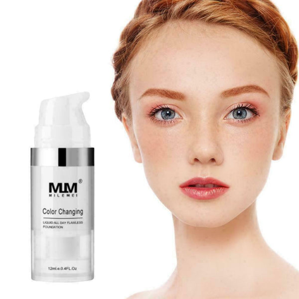 Magic Color Changing Liquid Foundation Makeup Change to Your Skin Tone 12ml A2O2