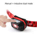 USB Rechargeable LED Headlight Outdoor Camp Fishing Torch Lamp Flashlight A