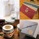 Handmade With Love Stickers, 1 Inch Round Handmade With Love For Envelope,  S4C5