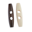 50Pcs Large Toggle Buttons Wooden Toggle Buttons DIY Handcraft Findings 50mm