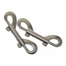 2x Double End Trigger Clip For Hauling Cable Bag Belt Snap Hooks 90x27mm