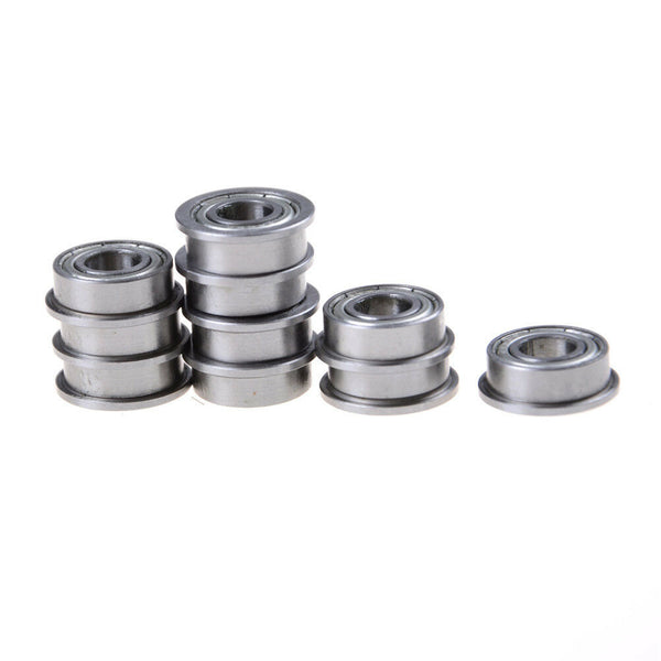 10pcs F686 F686ZZ Mini Metal Double Shielded Flanged Ball Bearings 6*13*5mm M Ew