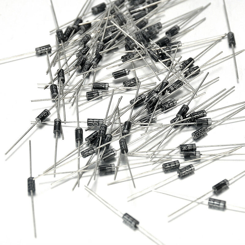 100pcs 1N4007 Rectifier Diode 1A 1000V DO-41 Kit