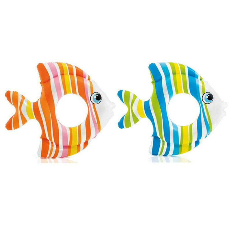 Cartoon Fish Baby Swimming Ring Pool Armpit Float Toddler Water Swim Toys