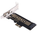 NVMe PCIe M.2 NGFF SSD to PCIe x1 adapter card PCIe x1 to M.2 card with brac FT