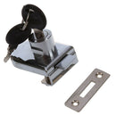 Showcase Display Cabinet Glass Door Lock Replacement with 2 Keys