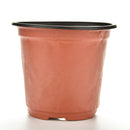 10X Mini Plastic Round Flower Pot Terracotta Nursery Planter Home Garden Decor L