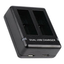Dual Battery Charger USB C + Micro USB Input for GoPro Hero 9 Hero9 Black