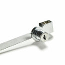 Keyed Display Case Showcase Lock Sliding Glass Cabinet Door Lock + 2 Keys