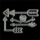 4Pcs Arrow Design Metal Cutting Dies For DIY Scrapbooking Album Paper Card  n FT